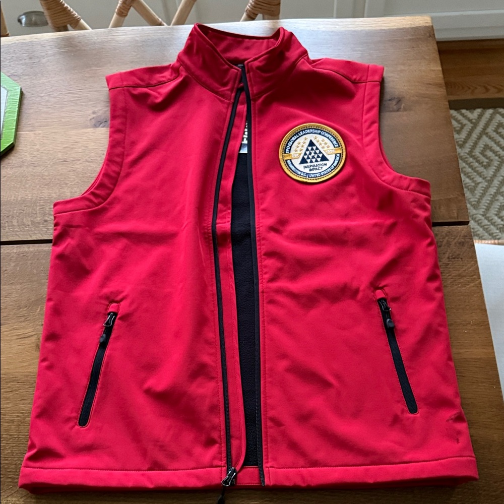 Red Vest with YPO Patch